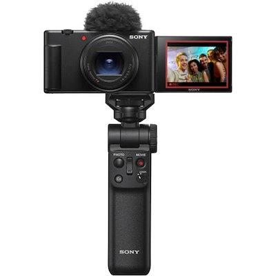 他サイト： 【新品】SONY ソニー Vlog撮影向け デジタルカメラ VLOGCAM ZV-1 II ZV-1M2G B シューティンググリップキット ブラックの商品画像