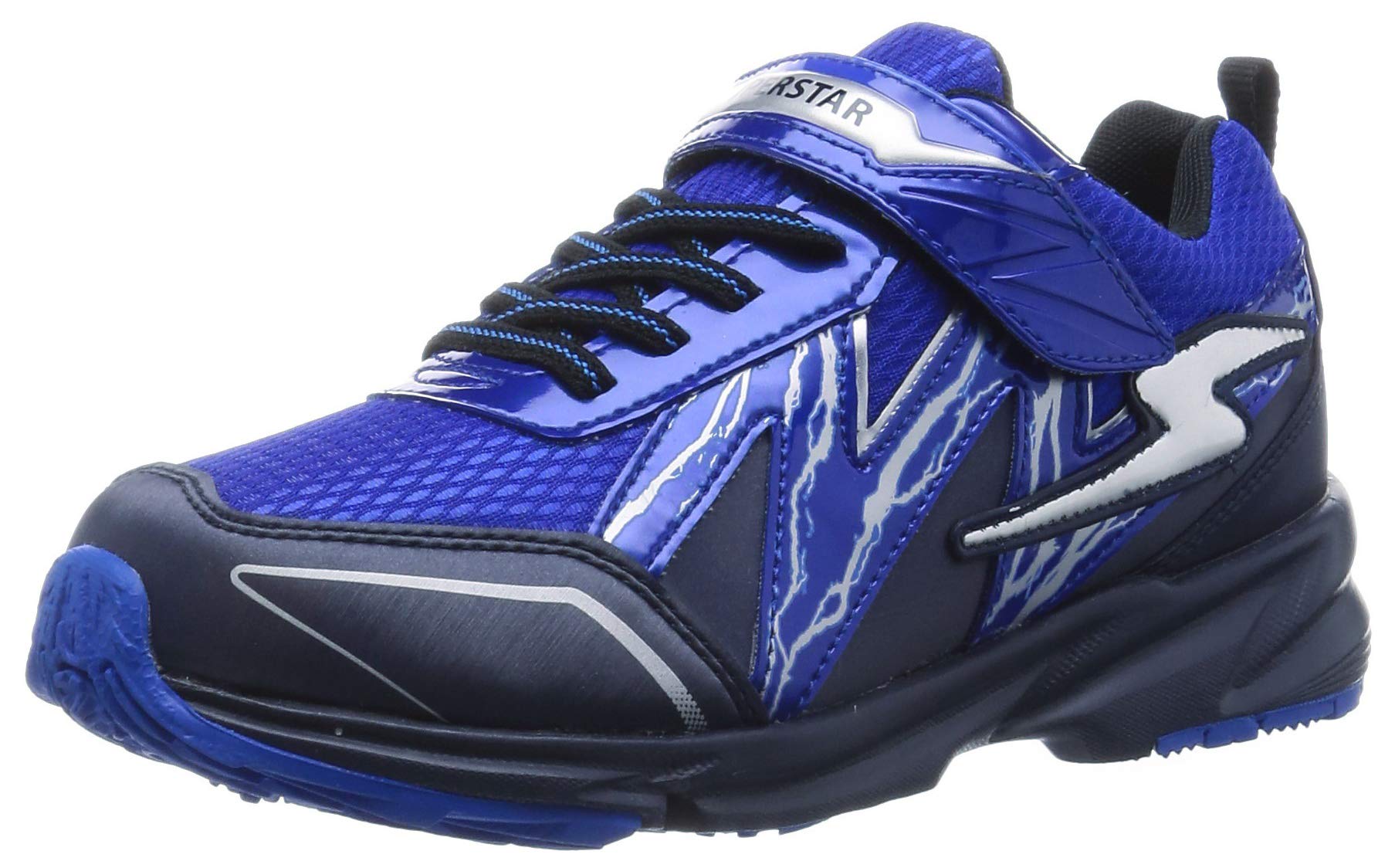 当日発送 スニーカー 防水 幅広 3E 16～25cm 0.5cm有 男の子 キッズ SS J7109AZ ブルー 19.5cm 3E