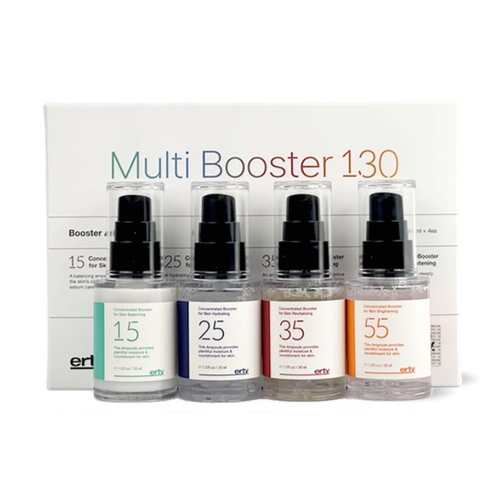 [企画セット]マルチブースター130アンプル/トラブル/美白/肌活性/弾力/鎮静/バリア強化/マスクパック1枚/