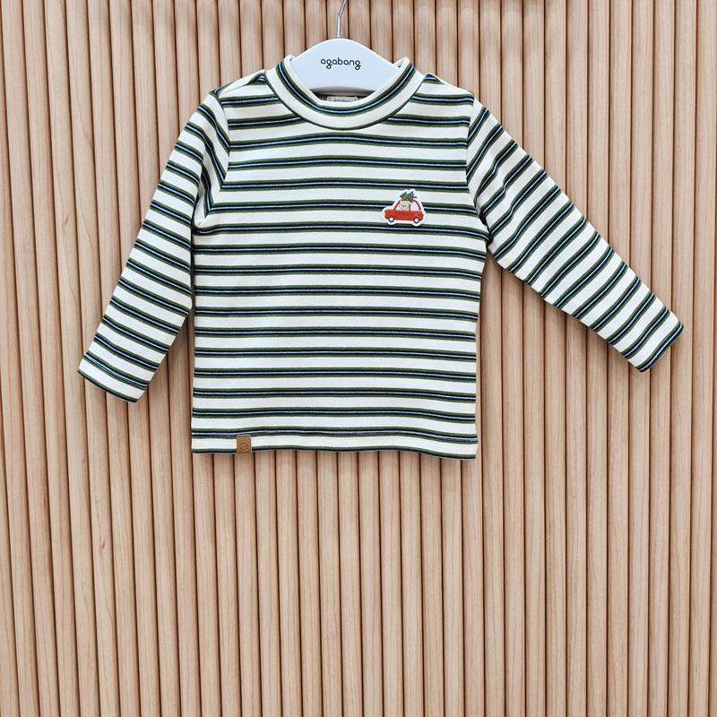 ホークマルチストライプ半ネックTシャツ_01S731002