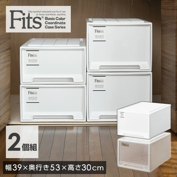 フィッツケース 2セット 幅39 奥行き53 高さ30 cm L-53