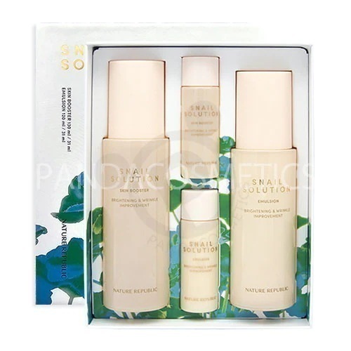 スネイルソリューション2種企画セット (スキンブースター 130ml + エマルジョン 120ml)