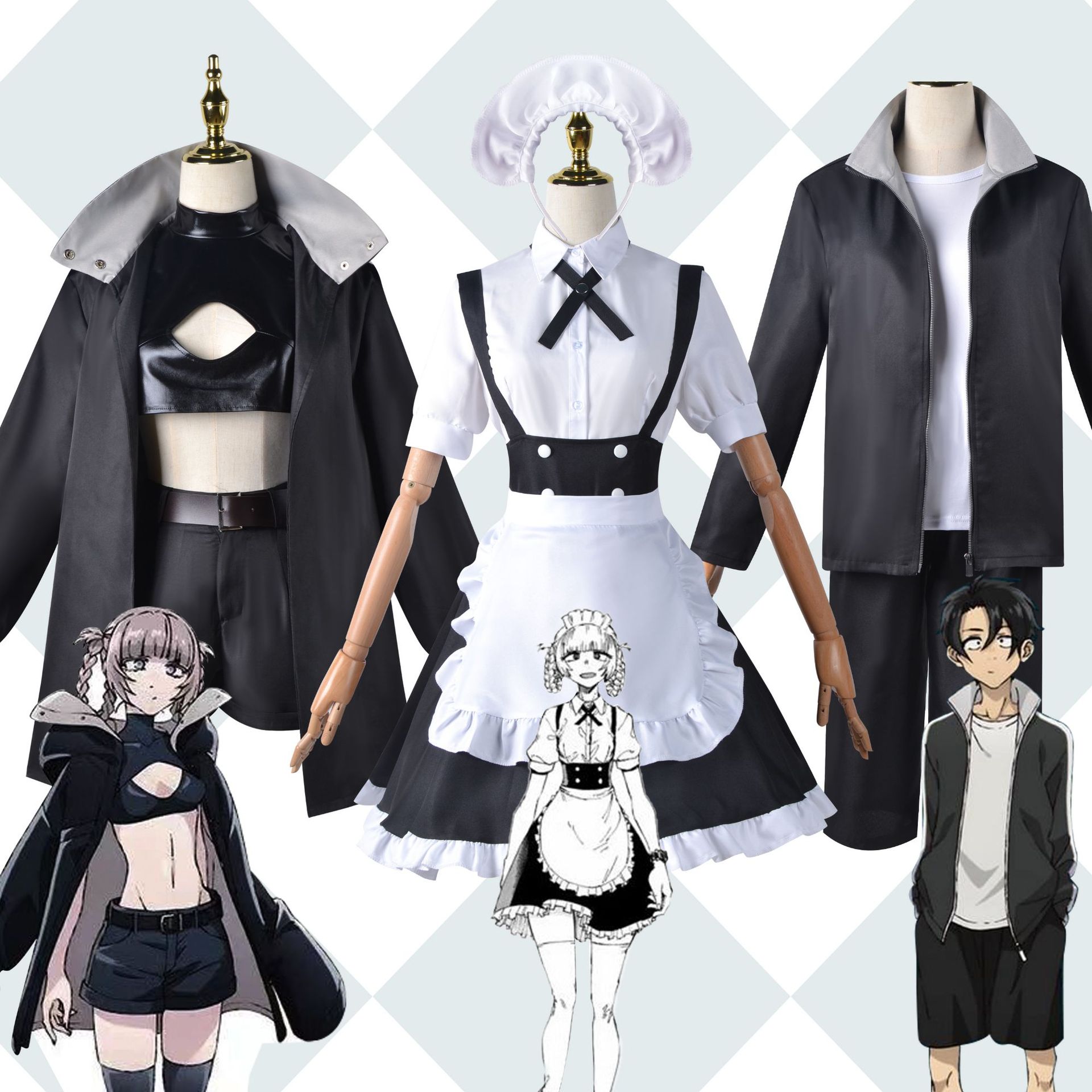 大人気コスプレ変装仮装 衣装 よふかしのうた CALL F THE NIGHT 七草ナズナ夜守コウ