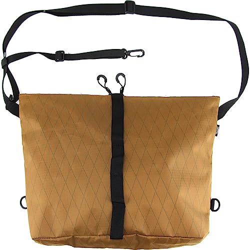 [アールニーゴーマル] 旅行用メッセンジャーバッグ 輪行サコッシュ3コヨーテ コヨーテ