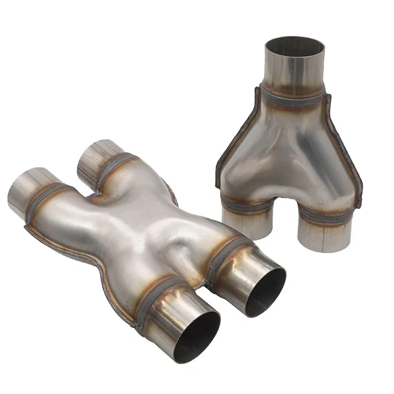 ステンレス鋼409車の排気,改造されたホースタイプ3方向H-X,4方向接続パイプ51 57 63 76mm 6,133円