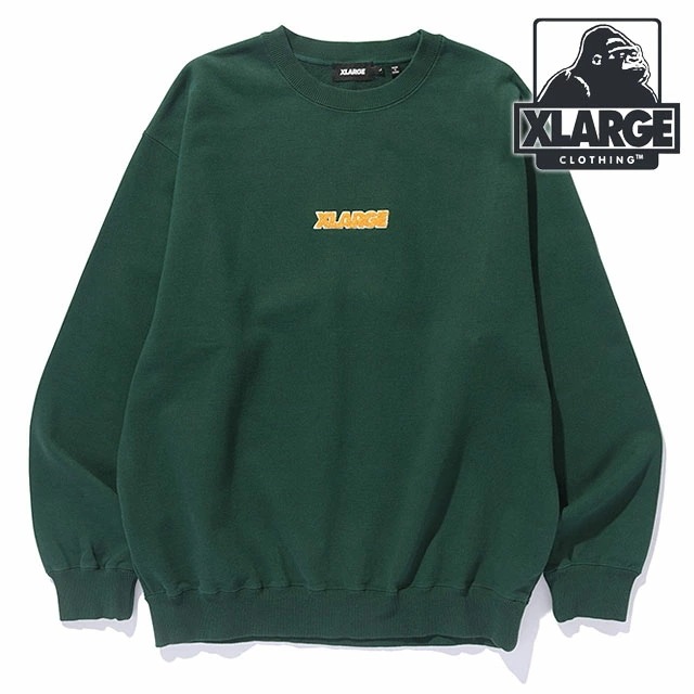 スタンダードロゴ クルーネック スウェットシャツ [101244012010] STANDARD LOGO CREWNECK SWEATSHIRT メンズ トップス トレーナー GREEN