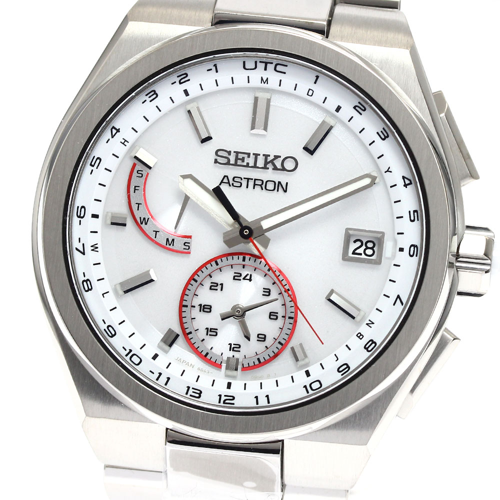 セイコー SEIKO SBXY093/8B63-0BM0 アストロン ネクスター 国境なき医師団 ソーラー電波 メンズ 極美品 箱・保証書付き_903024【中古】