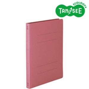 （まとめ）丈夫なフラットファイル バインダー 2穴 HD A4-S ピンク 10冊入 20パック