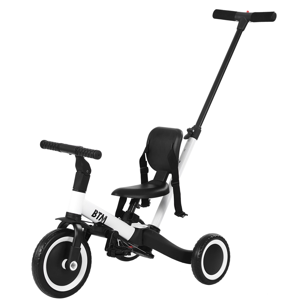 【国内発送】602子供用三輪車 4in1 三輪車のりもの 押し棒付き 自転車 おもちゃ 乗用玩具