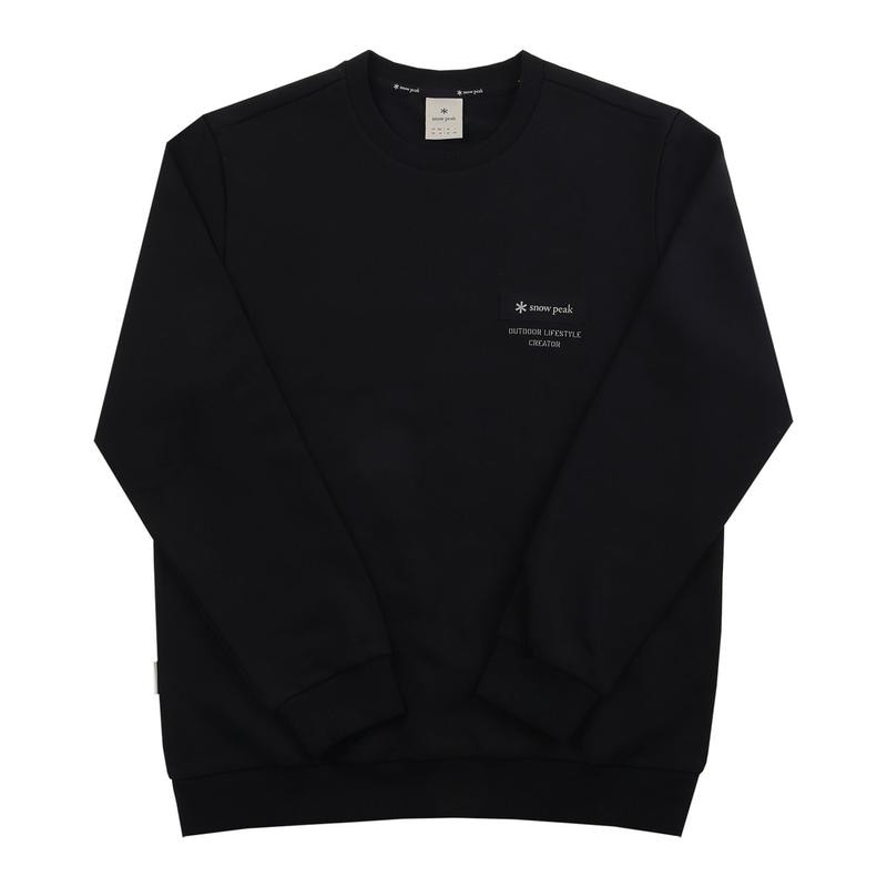 男性ウーブンパッチスウェットシャツ S25FMFHT24 BK