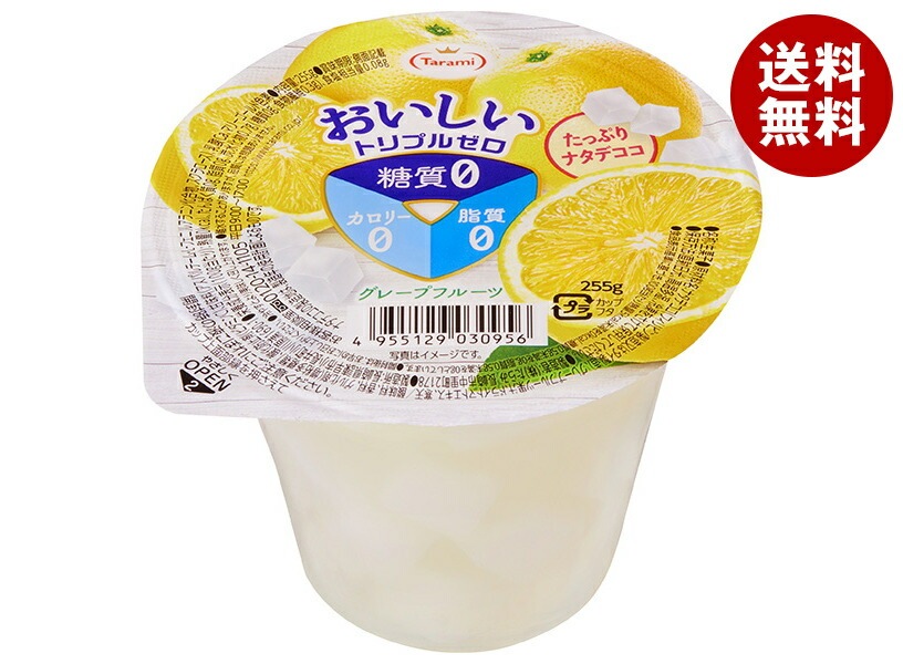 たらみ トリプルゼロ グレープフルーツ 255g＊18(6＊3)個入＊(2ケース)
