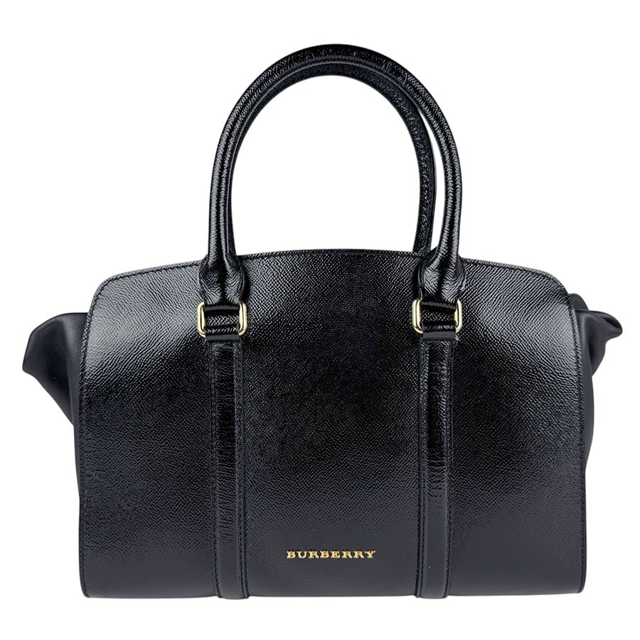バーバリー BURBERRY ショルダーバッグ ハンドバッグ レザー ブラック レディース z5721
