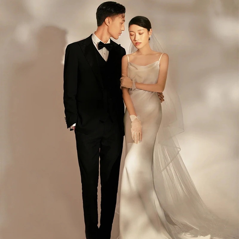 スリップスカートロングドレス ウエディングドレス 二次会 花嫁ドレス 二次会ドレス シンプル 披露宴 ブライダル パーティー 白い コンサートワンピース 撮影 エンパイア 司会者 7,638円