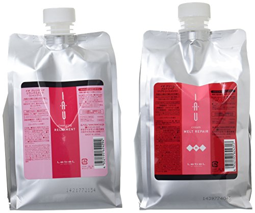 ルベル イオ クレンジング リラックスメント 1000mL ＆ クリーム メルトリペア 1000mL 詰替え セット