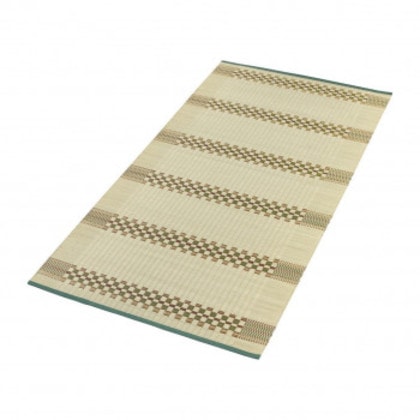 大島屋 い草 シーツ 東雲 (しののめ) 国産 グリーン 約88×180cm