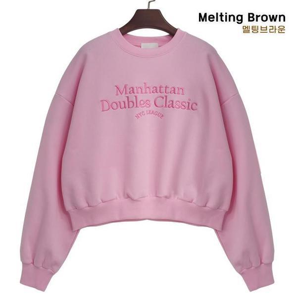 女性用ルーズフィットマンツーマンラウンドTシャツ TA25