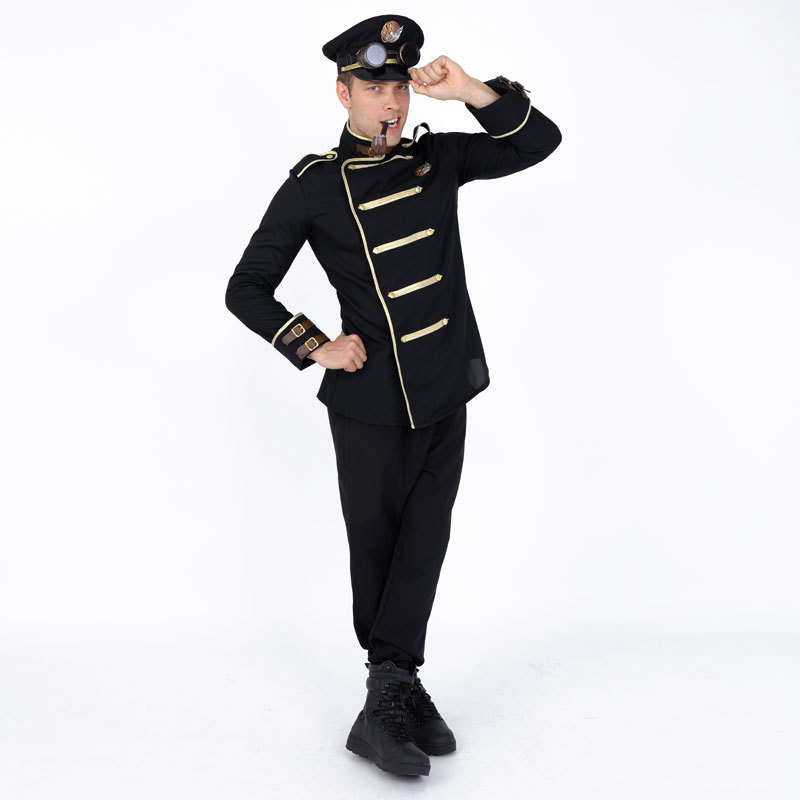 コスプレ 仮装 STEAM PUNK Commander(コマンダー) 【 コスプレ 衣装 ハロウィン 仮装 コスチューム 服 メンズ アーミー サバイバルゲーム ミリタリー 軍服 スチームパンク 兵