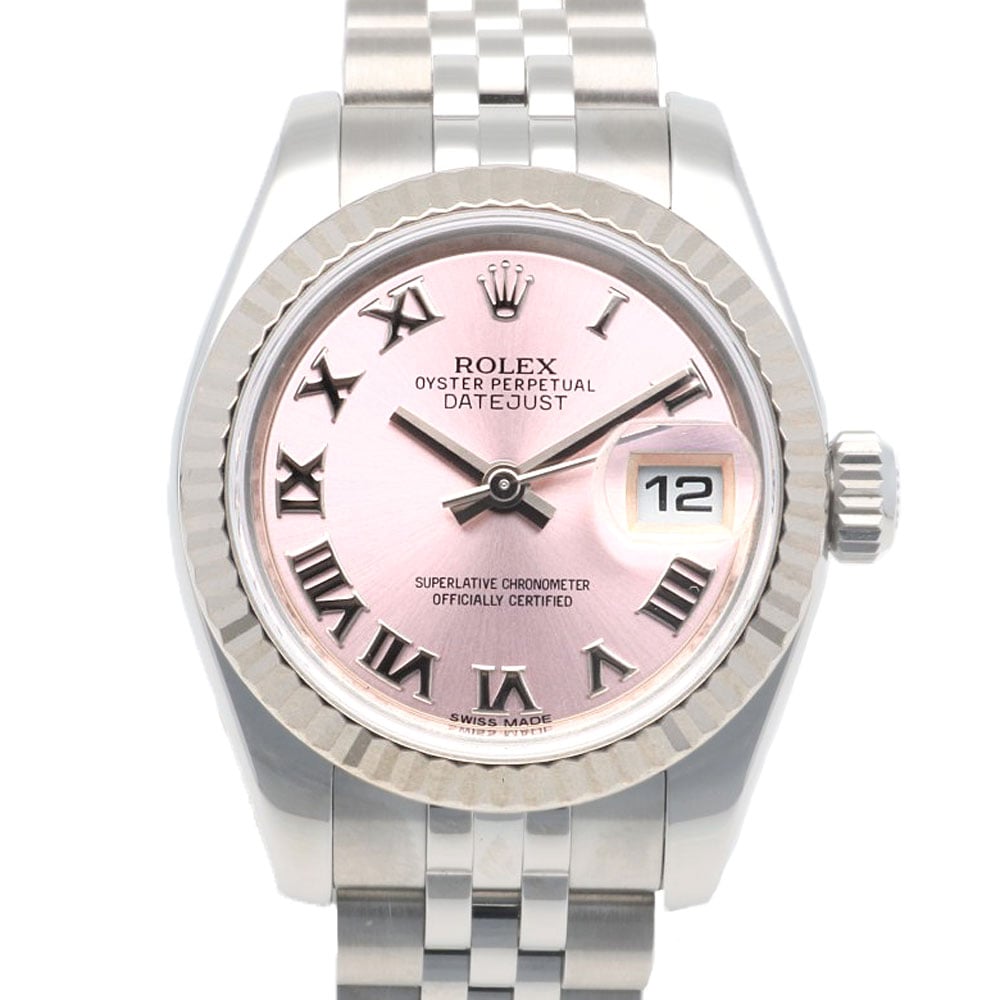 ロレックス デイトジャスト オイスターパーペチュアル 腕時計 ステンレススチール 179174 自動巻き 1年保証 ROLEX 中古 美品 425,700円