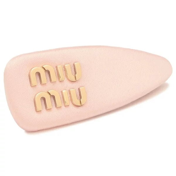 ★送料関税込★MIUMIU サテン ヘアクリップ miu MIUMIU ミュウミュウ バレッタ 5IF092 049 レディース