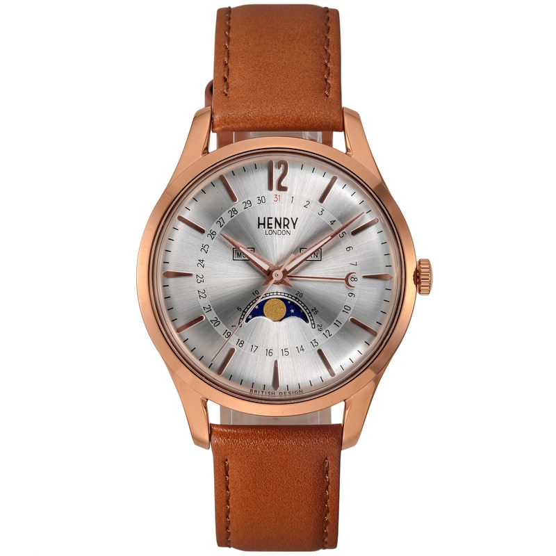 【腕時計】 HENRY LONDON(ヘンリーロンドン) メリルボーン ユニセックス シルバー クォーツ HL39-LS-0384 時計 ブランド