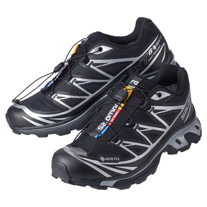 XT-6 GTX L474506 GORE-TEX メンズ ローカット シューズ ブラック シルバー 　 salo0010