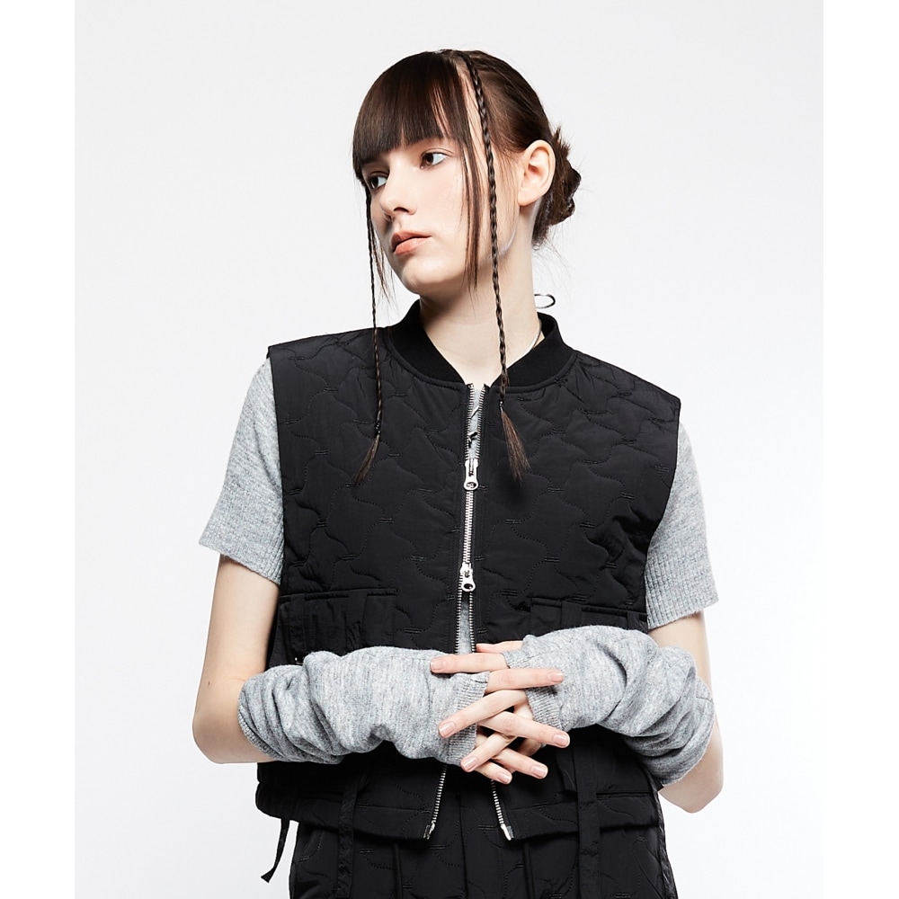 アルティジェント L7 キルティングベスト (ブラック)