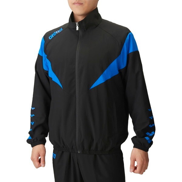 アリーナ 水泳 ジャケット ブラック ASS4JKU007 BKBU L