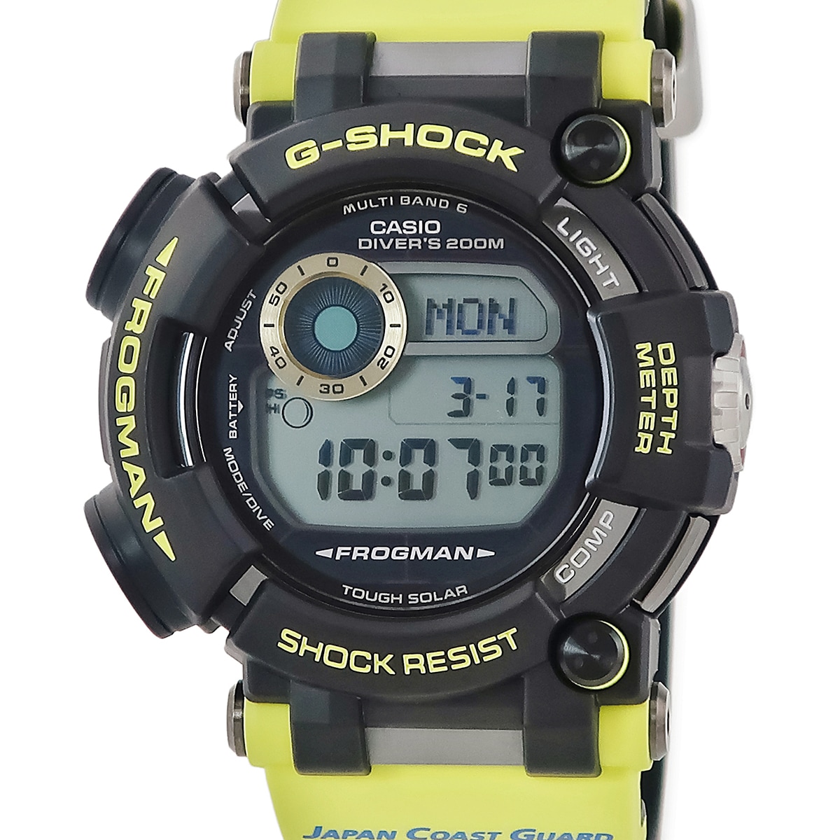 G-SHOCK FROGMAN GWF-D1000JCG-9JR クオーツ メンズ Gショック フロッグマン ダイバーズ 海上保安庁限定 3年保証