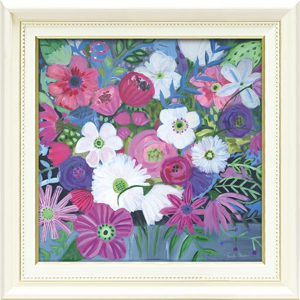 ユーパワー ファリダ/ザマン Gel加工 アートフレーム 「ジャングルフローラル」