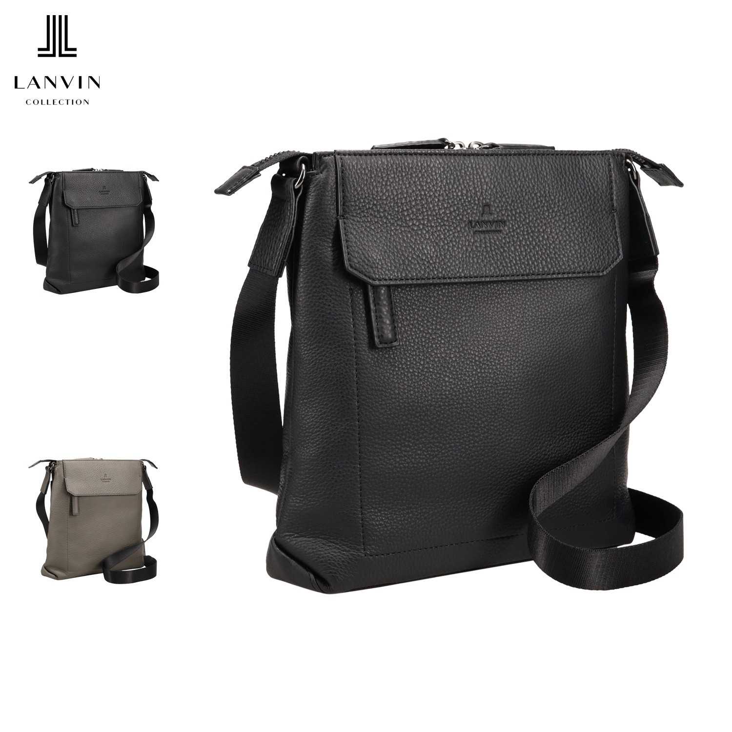 ショルダーバッグ カンヌ メンズ 斜めがけ 大人 軽量 本革 撥水 285111