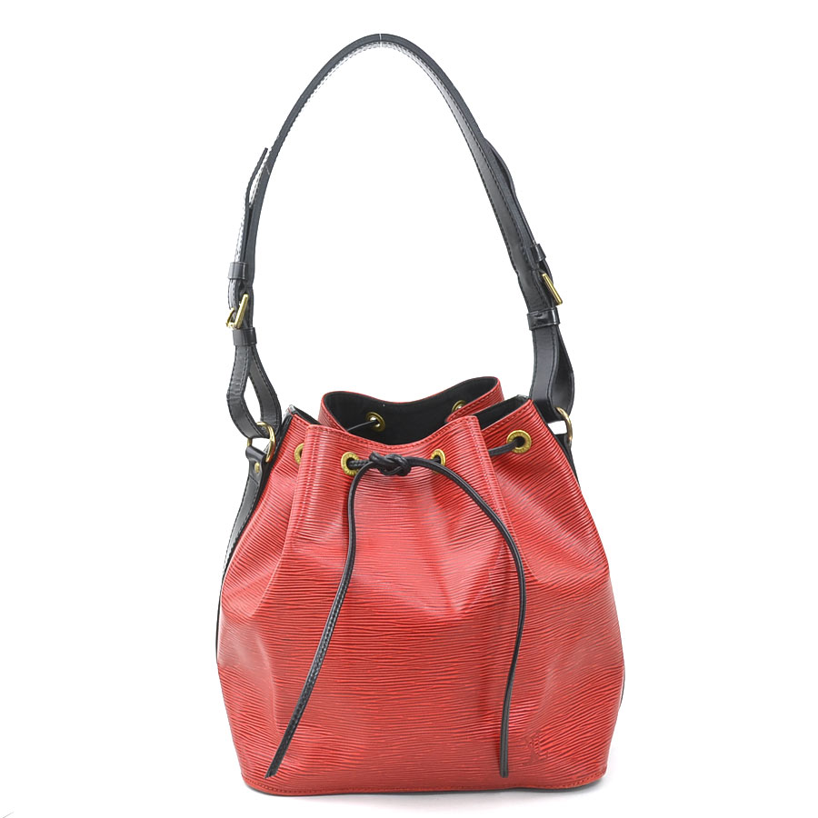 ルイ ヴィトン LOUIS VUITTON ショルダーバッグ エピ プチノエ エピレザー レッド/ブラック ゴールド レディース e60514a