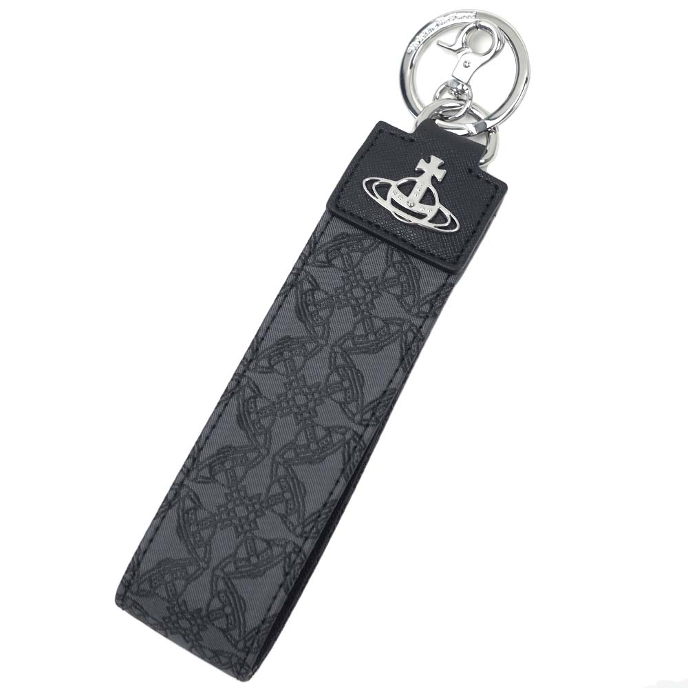 ヴィヴィアンウエストウッド キーリング キーホルダー ストラップ ユニセックス レディース メンズ Vivienne Westwood KEYRING RE-JACQUARD ORBORAMA MIN