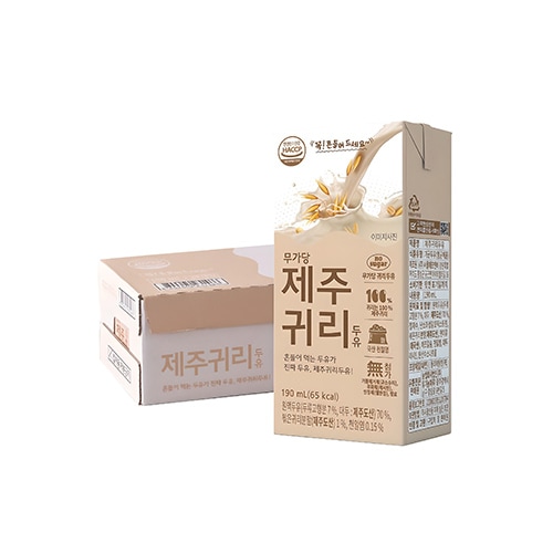 ユギノンマル 無糖 済州産オーツ豆乳 190ml 24個