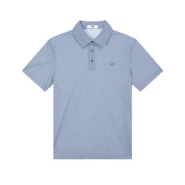 [25SS] [定番商品] ブルーチェック半袖ポロシャツ WMTS5B311B3