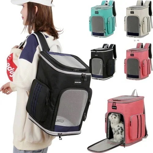 ペットキャリー リュック 猫 折りたたみ 猫キャリー リュック キャリーバッグ 猫 ペットキャリーバッグ 犬 キャリー 猫用キャリー ネコ 軽量 犬キャリーバッグ 散歩 電車 ドライブ 避難 軽量