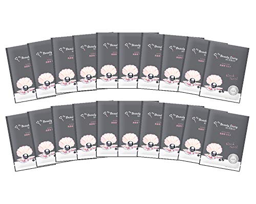 我的美麗日記 商舗 【オープニングセール】 黒真珠マスク 20枚