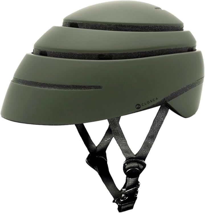 LOOP 自転車 ヘルメット 大人 折りたたみ 持ち運び 軽量 男女兼用 おしゃれ 日本語説明書付(アマゾニア, L)