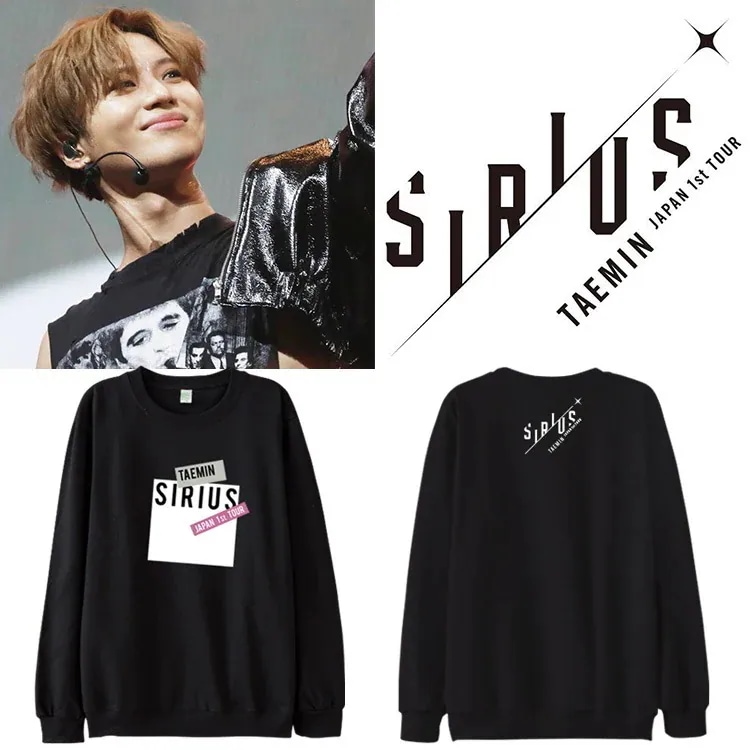 Shinee リータイミンのコンサートプリントのラウンドネックスウェットシャツとベルベットの薄手の秋冬 4,766円