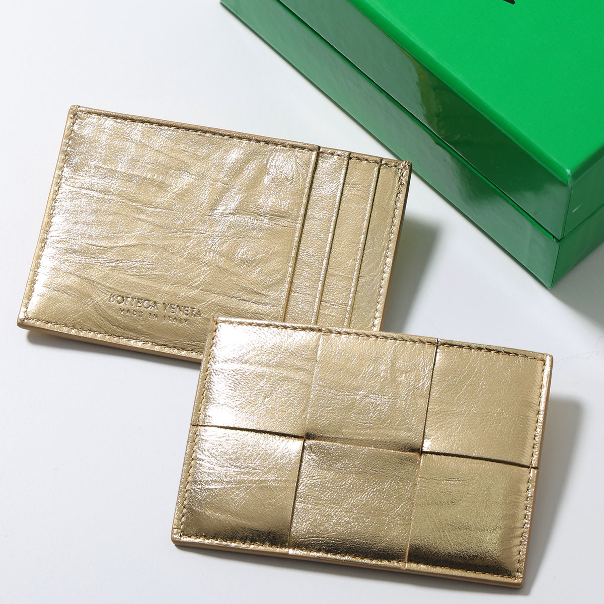 BOTTEGA VENETA ボッテガヴェネタ カードケース CASSETTE カセット 742693 V3IE4 レディース マキシイントレチャート レザー パスケース 8472