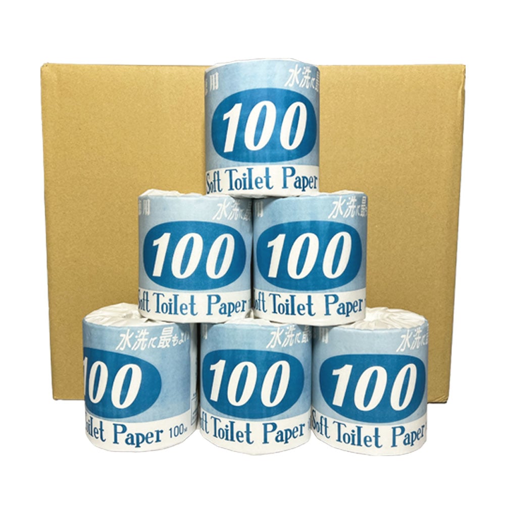 トイレットペーパー シングル 100m 60ロール TP H 100m リサイクル 再生紙 無香料 ハード 非常用