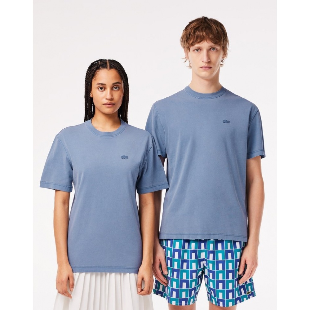 ラコステユニセックスサマーパックエコダイTシャツ TH8312-54G IVW