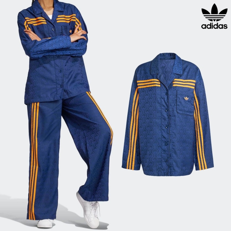 [ADIDAS] アディダス レディース 70s シャツ / NIGHT INDIGO