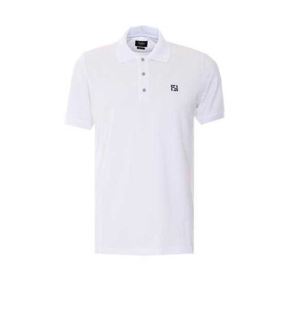 FENDI Men Polo Shirts FY1309 AY0IF0QA0 White