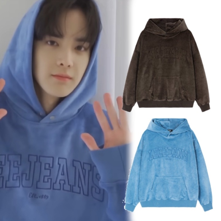 [The boyz ヨンフン着用]リジンス ベルアー オーバーフィット フードTシャツ 2Color