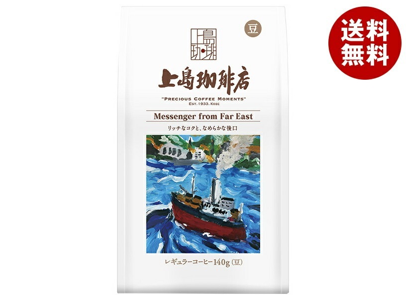 UCC 上島珈琲店 炒り豆 Messenger from Far East 140g袋×12袋入