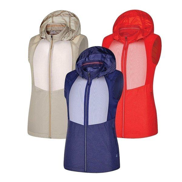 メズヨ KSV7134W ナイロンメッシュ 女性用 夏の登山ベスト