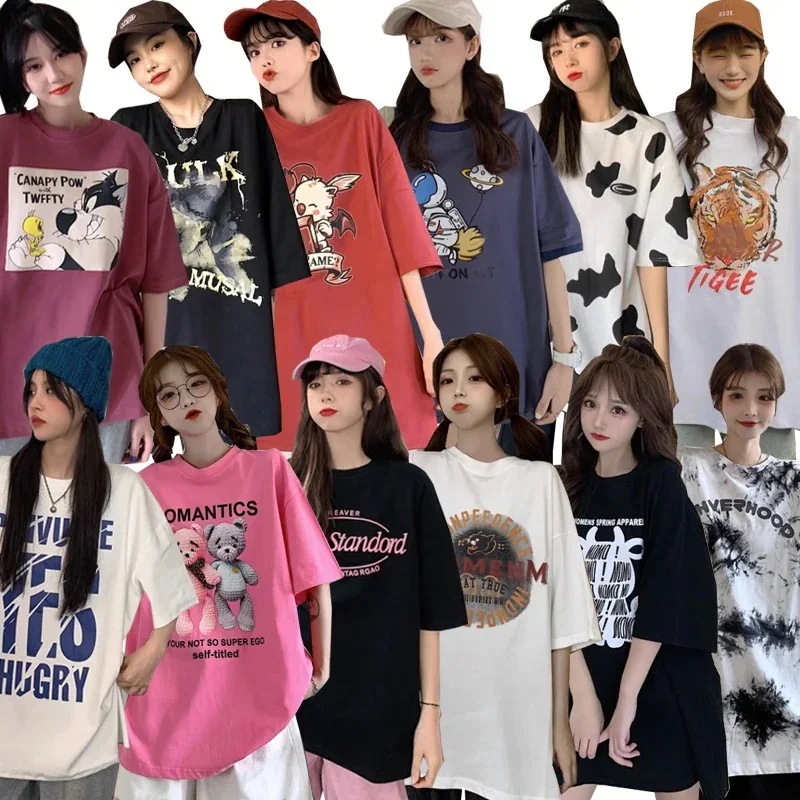【20点セット】【急速出荷】レディース tシャツ 半袖 ロングTシャツ 服 韓国 Tシャツカットソー 無地 Tシャツ 5分袖 重ね着 韓国ファッション ストレッチ Tシャツ 薄手可爱男女兼用 トップス 36,120円