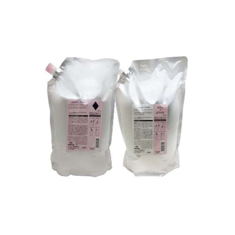 ミルボン ジェミールフラン シャンプー ダイヤ D 2500ml + トリートメント ジューシーグロッシー 2500g 詰替業務用セット