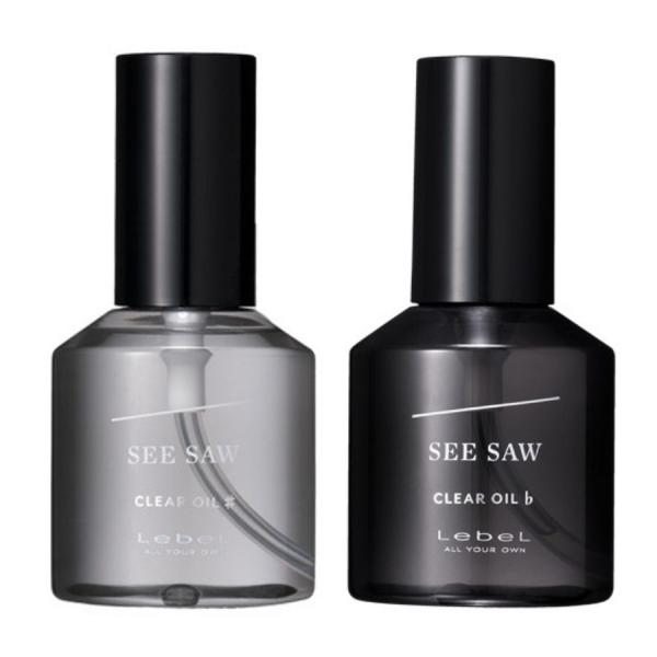 シーソー クリアオイル フラット 80ml &シャープ 80ml 洗い流さないトリートメント アウトバス ヘアオイル サロン専売品 SEE/SAW