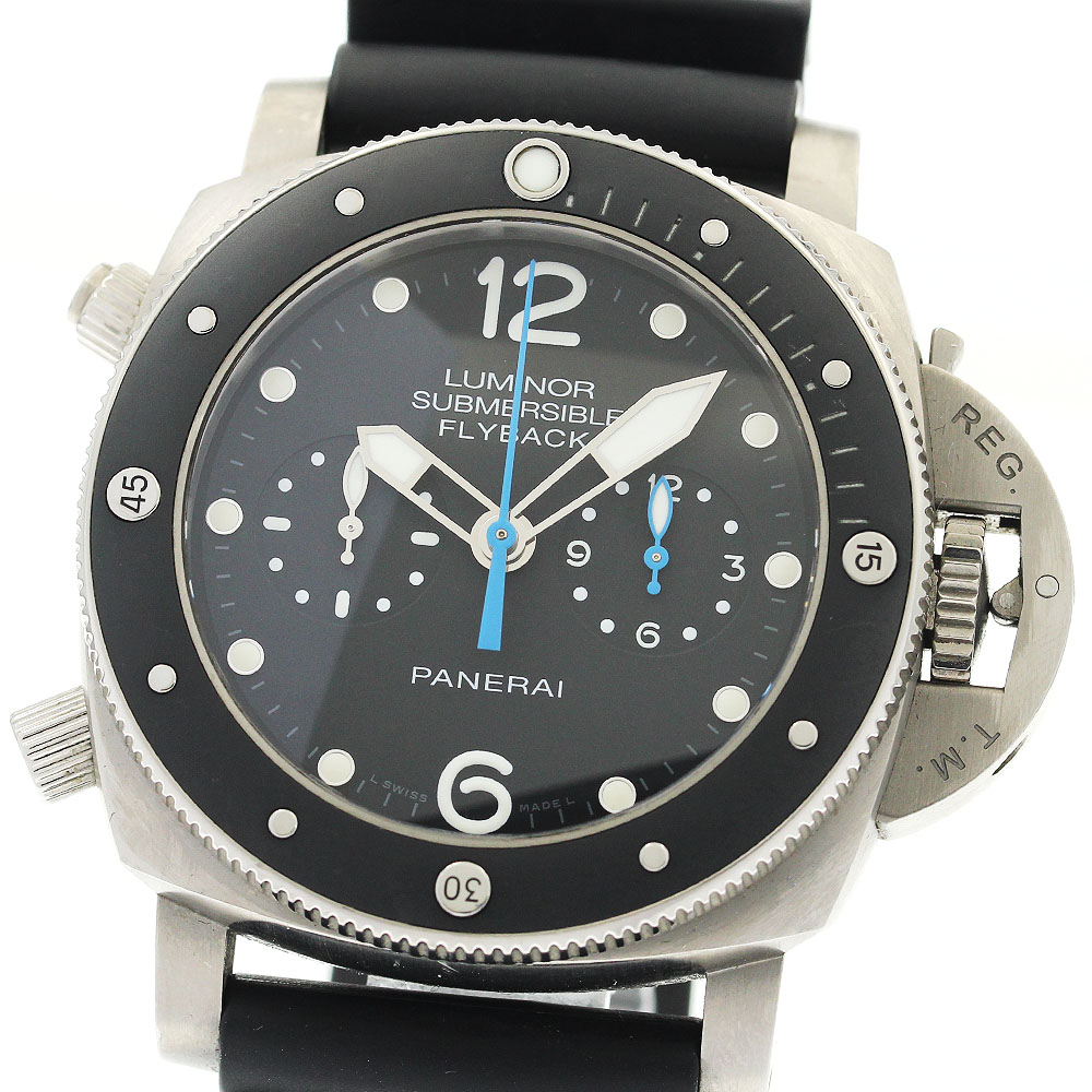 パネライ PANERAI PAM00615 ルミノール サブマーシブル1950 フライバック 自動巻き メンズ 箱・保証書付き_886289【中古】